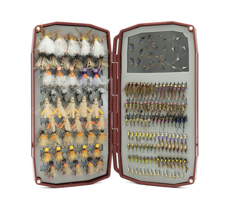 Umpqua UPG Silicone Weekender Claret Fly Box - Lightweight Durable Versatile High-Capacity Secure Hold Quick-Loading Fly Storage Case - Fly Fishing Tackle Organizer - Large - Image 4